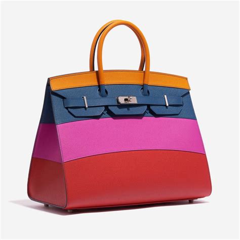 Hermès Birkin 35 Sunset Rainbow Epsom .